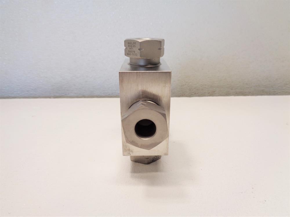 Autoclave Engineers 9/16" Tube Cross Fitting, Stainless, CX-9999